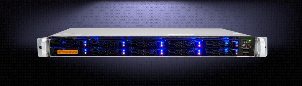 DDP10EF: 1U, 19", almacenamiento compartido de hasta 40 GB/s para DPX 8K y todos los demás formatos