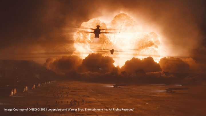 Nuke empleado en los efectos visuales de Dune, ganadora de un Oscar a Mejores Efectos Especiales